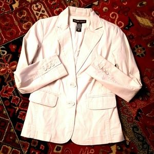 NWOT*New York&Co*khaki cotton blazer